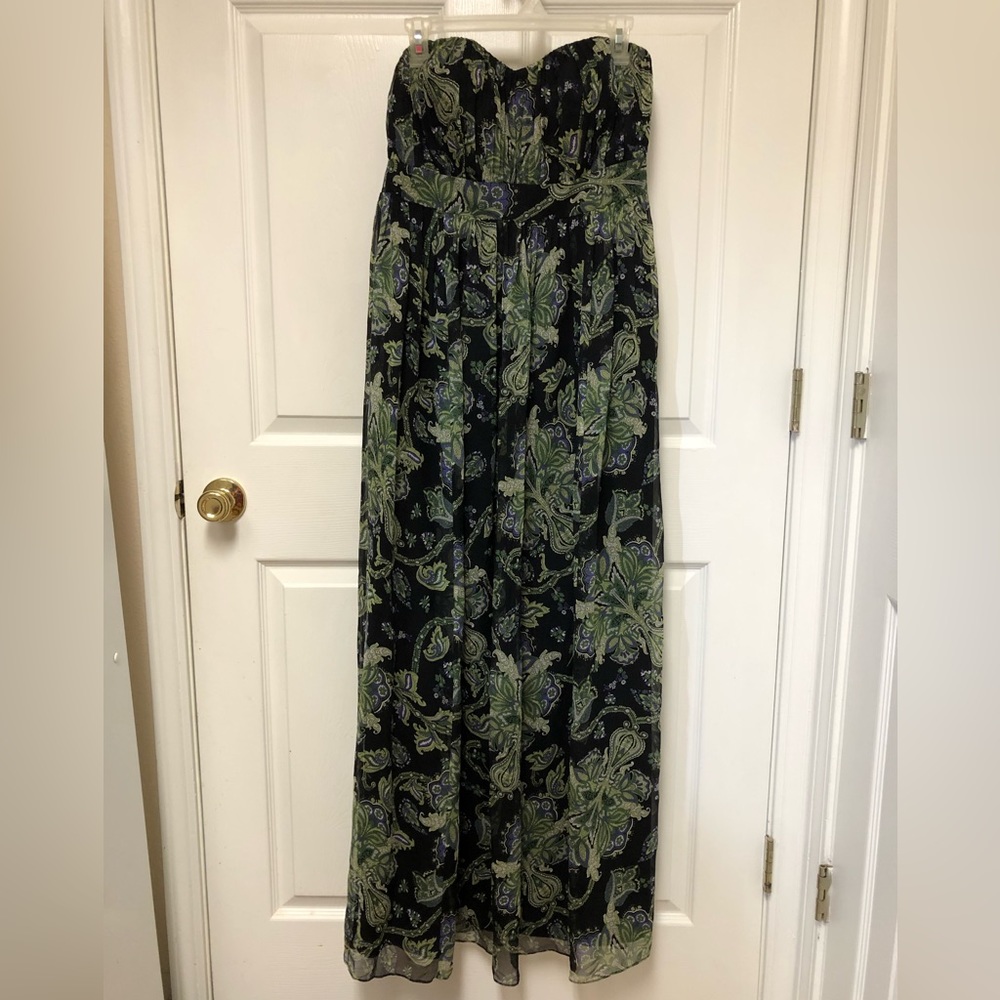 Gianni Bini Strapless Silk Maxi Dress - Picture 3 of 16